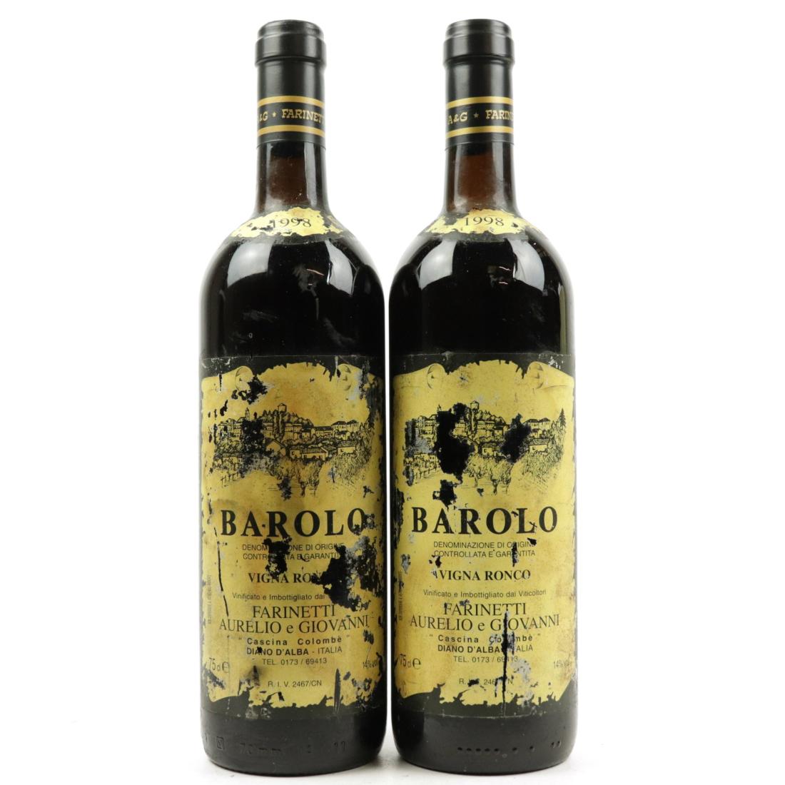 Image for Farinetti Vigna Ronco 1998 Barolo
