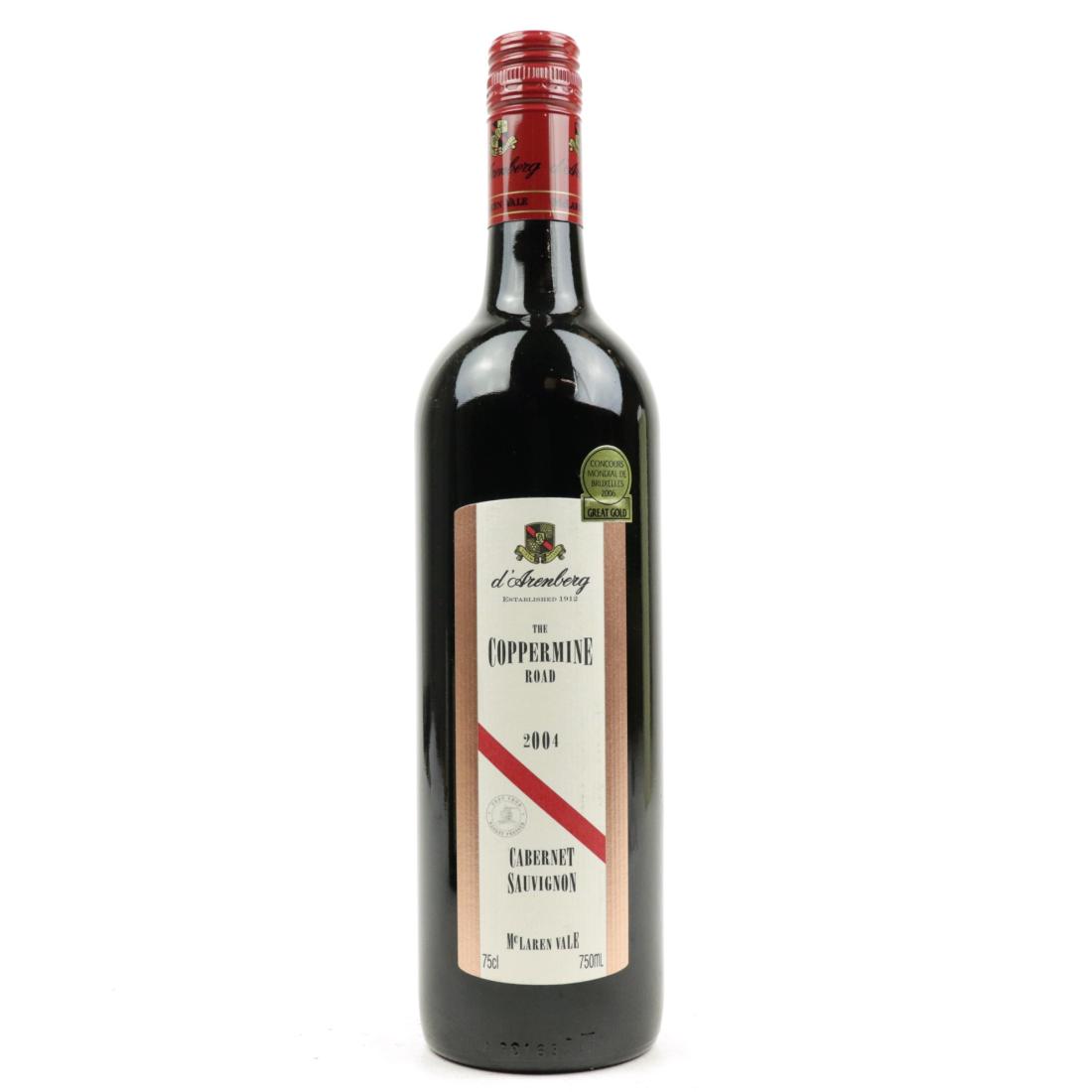 Image for D'Arenberg Coppermine Road Cabernet Sauvignon 2004 McLaren Vale