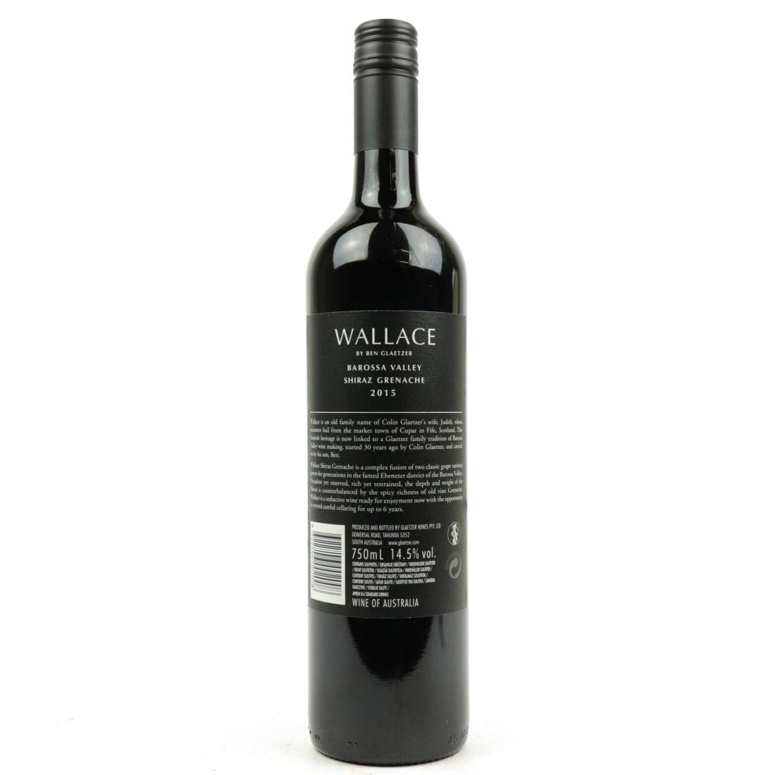 Image for B.Glaetzer Wallace Shiraz Grenache 2015 Barossa