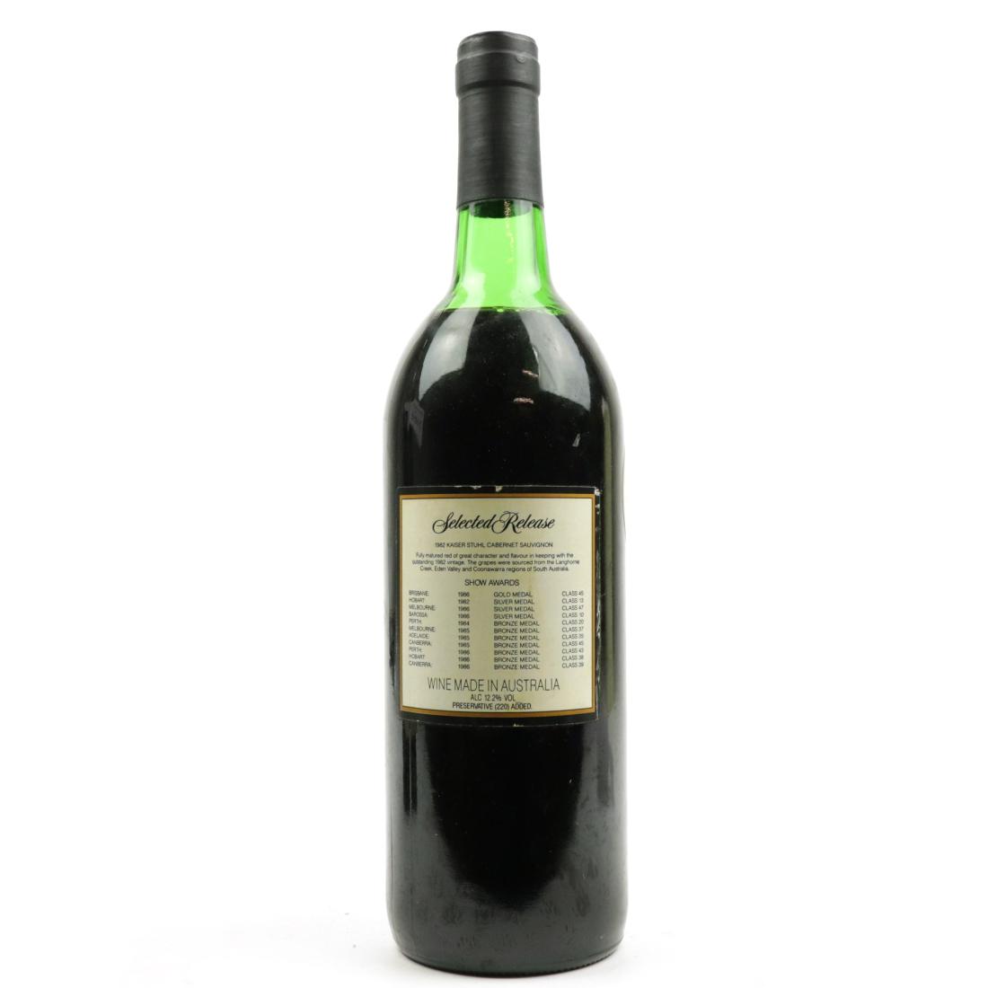 Image for K.Stuhl Cabernet Sauvignon 1982 South Australia