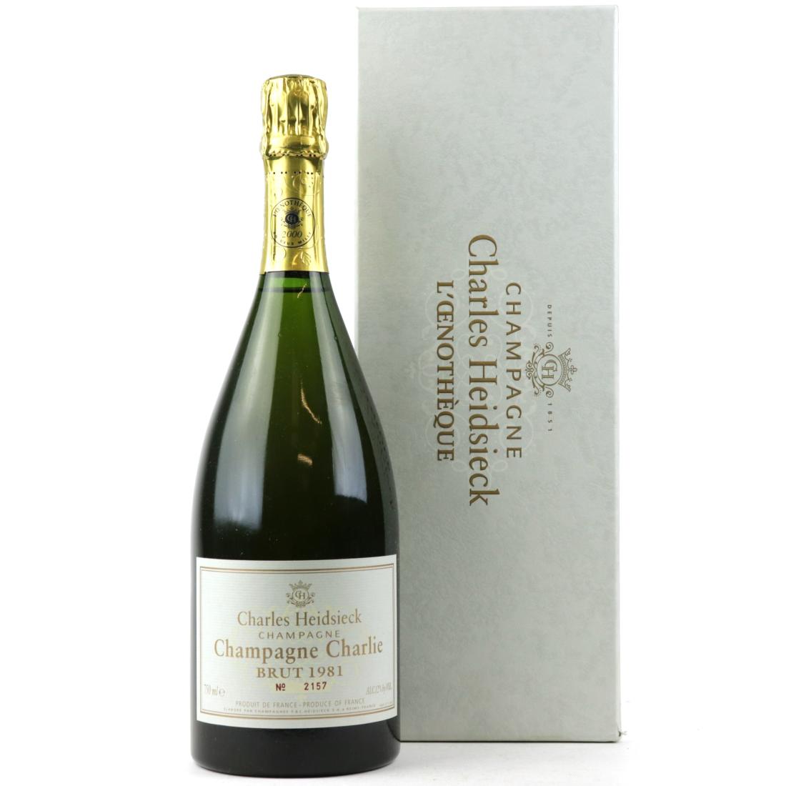 Image for Charles Heidsieck L'Oenotheque Champagne Charlie Brut 1981 Vintage Champagne