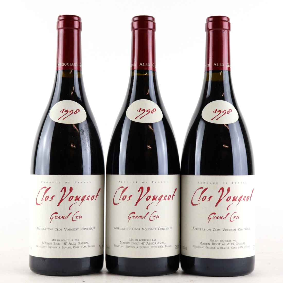 A.Gambal 1998 Clos Vougeot Grand-Cru 3x75cl