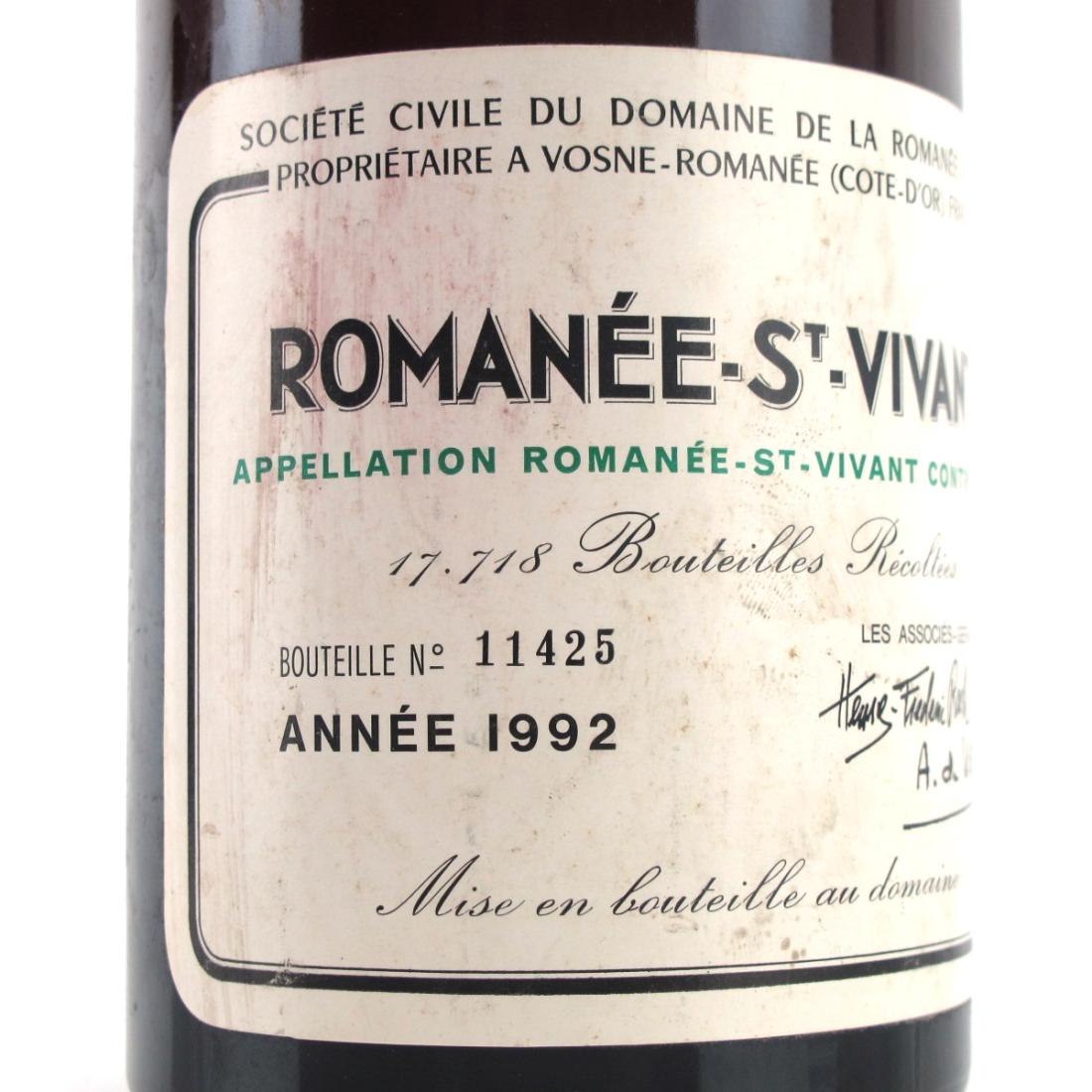 Image for Dom. de la Romanée-Conti 1992 Romanée-St-Vivant Grand-Cru