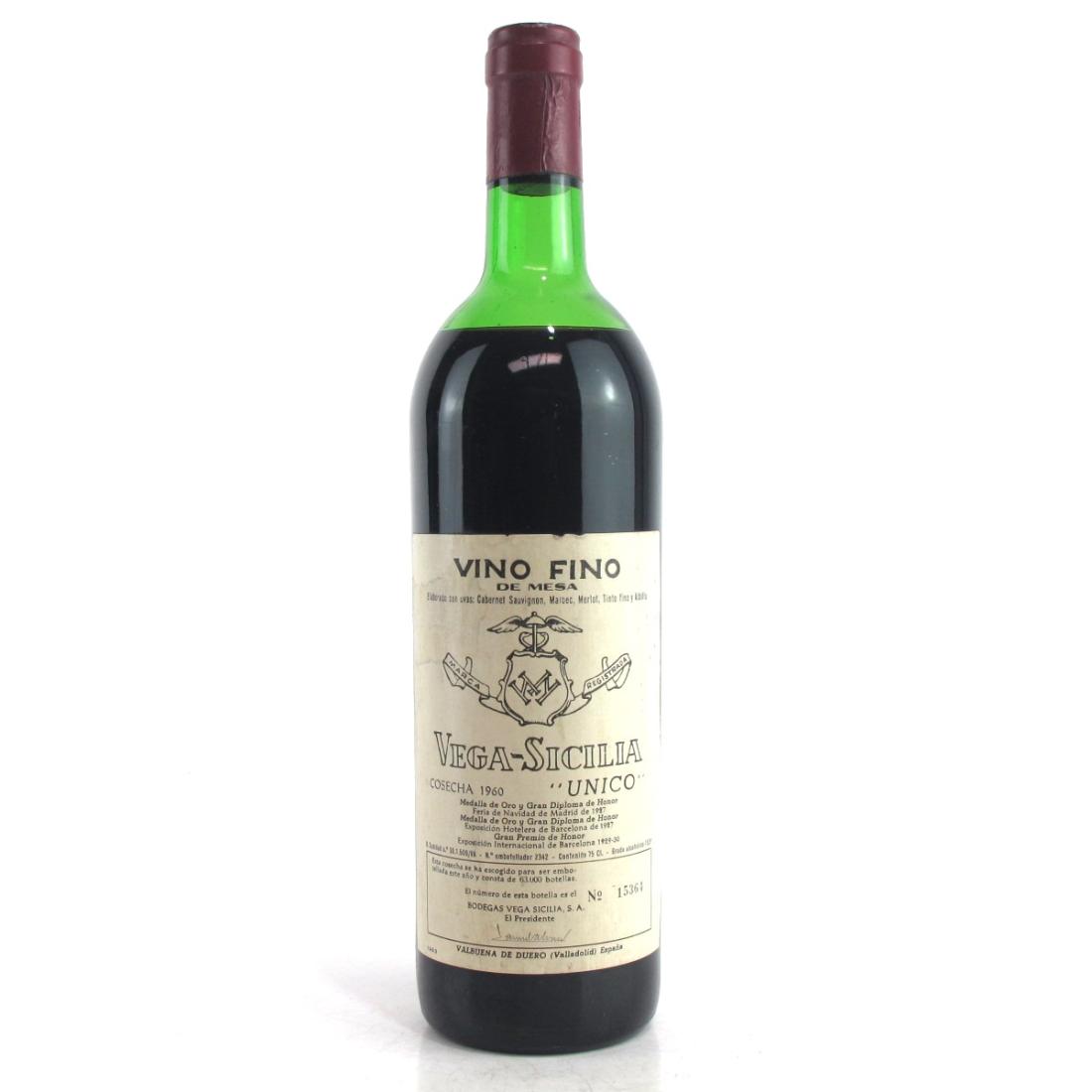 Image for Vega Sicilia "Unico" 1960 Ribera Del Duero