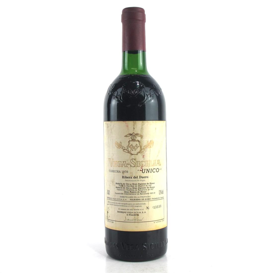 Image for Vega Sicilia "Unico" 1970 Ribera Del Duero