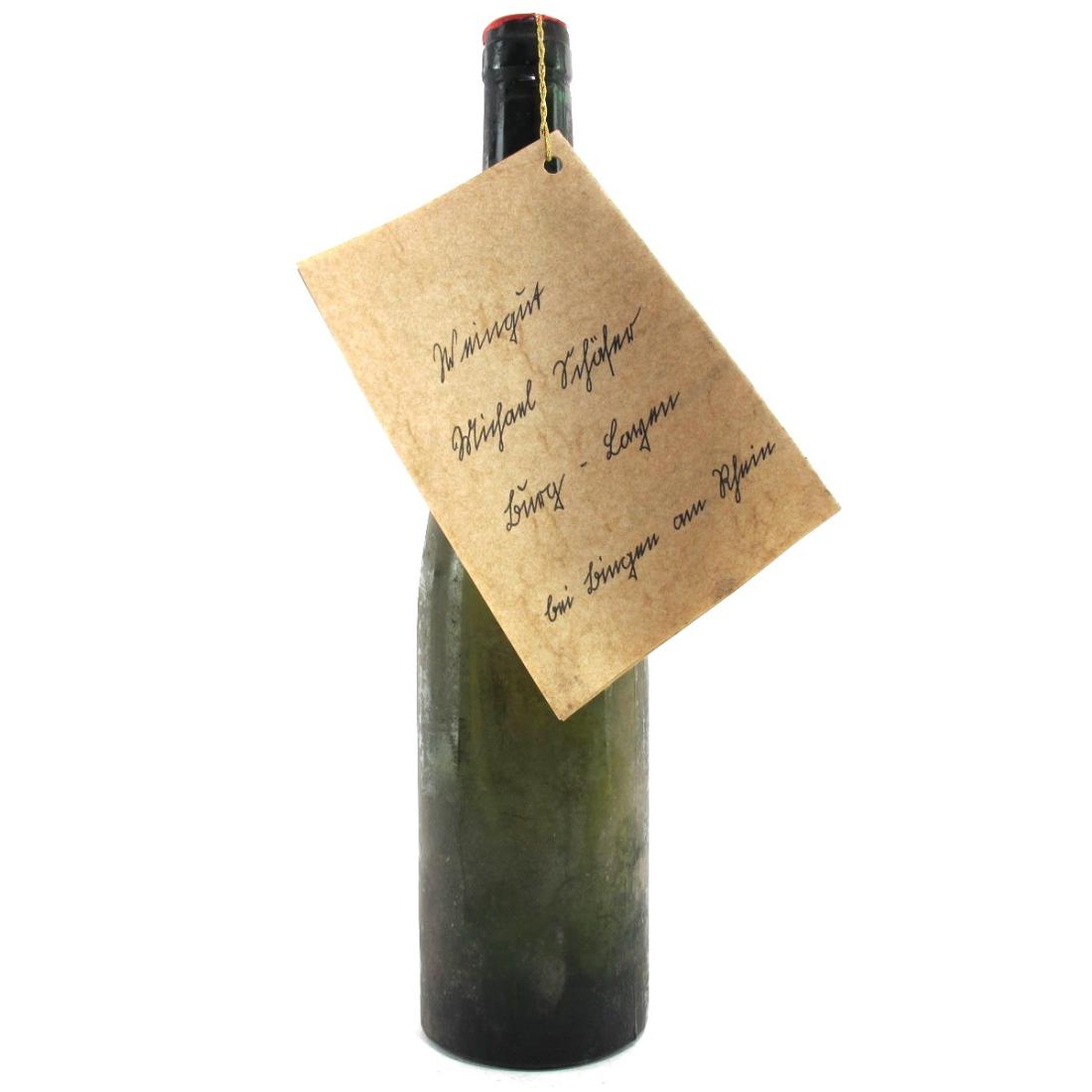 Image for M.Schafer Burg-Layer Schlossberg Silvaner-Riesling 1937 Nahe