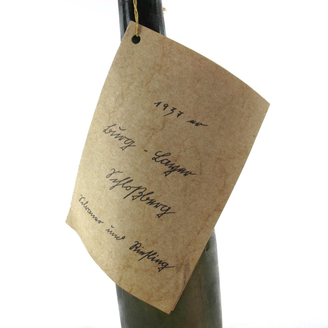 Image for M.Schafer Burg-Layer Schlossberg Silvaner-Riesling 1937 Nahe