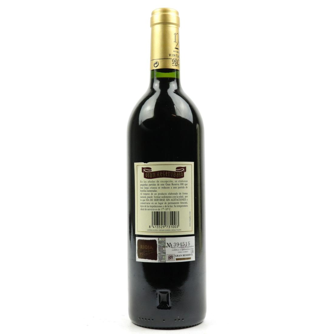 Image for La Rioja Alta 890 2001 Rioja Gran Reserva