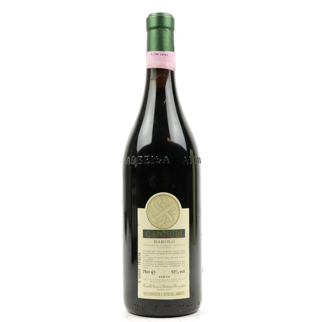 Image for S.&B.Borgogno Cannubi 1992 Barolo