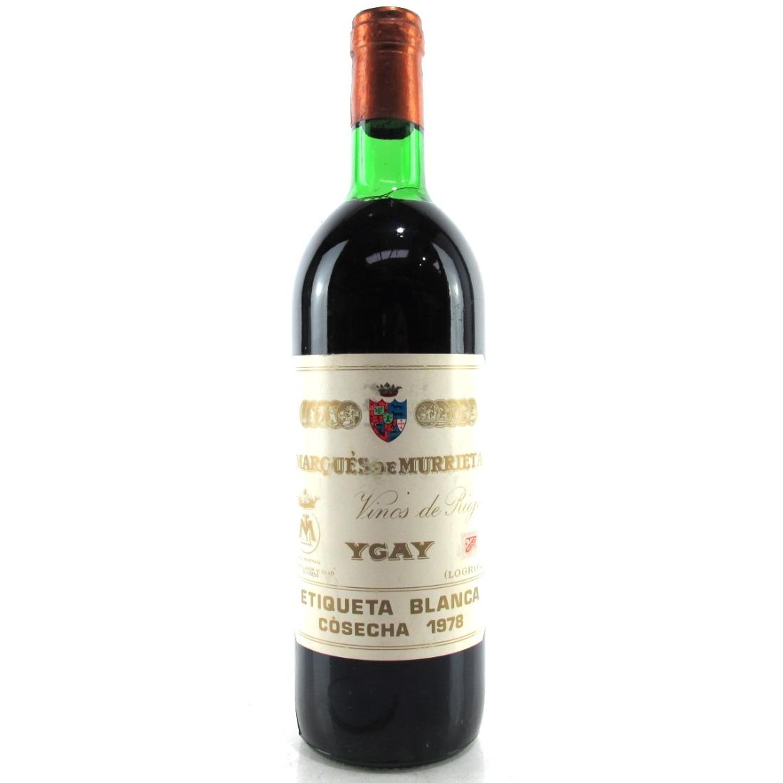 Image for Marques De Murrieta Etiqueta Blanca 1978 Rioja Crianza