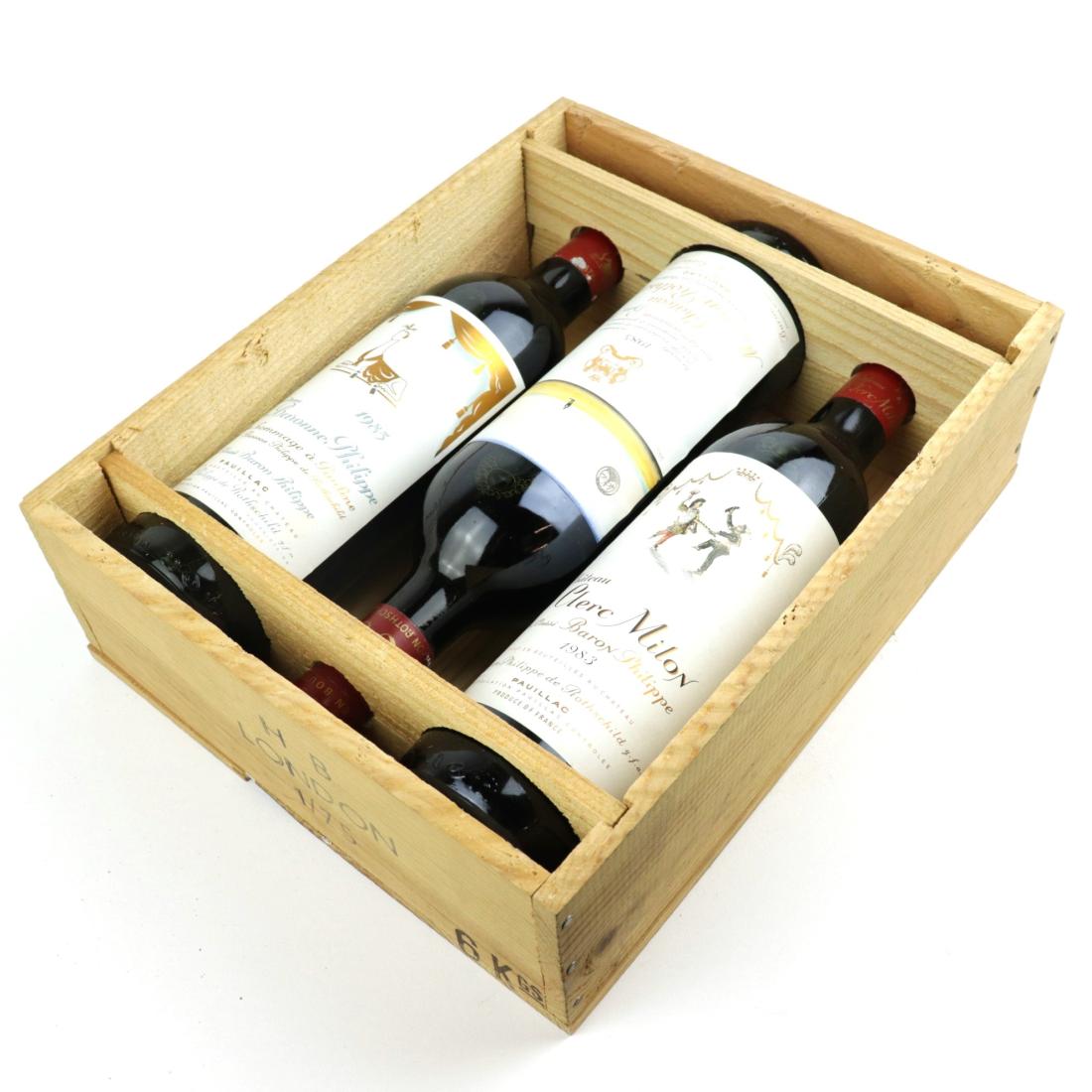 Image for Chateaux Rothschild 1983 Pauillac 3x75cl Giftset