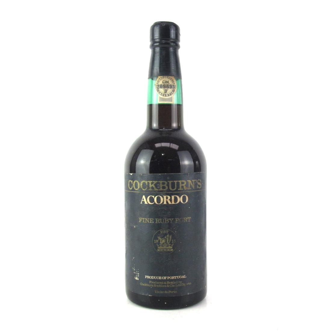 Image for Cockburn's Acordo Fine Ruby Port