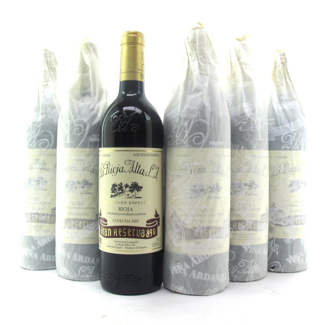 Image for La Rioja Alta "890" 2001 Rioja Gran Reserva