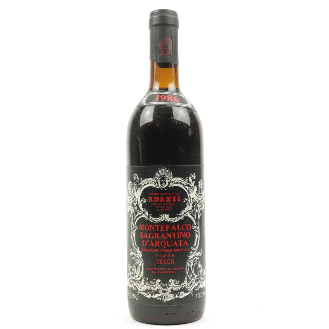 Image for Adanti Arquata 1986 Sagrantino Di Montefalco