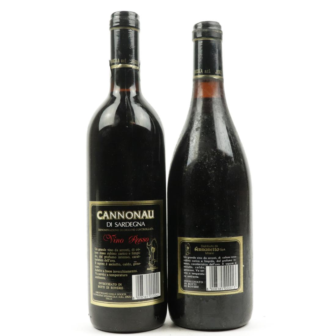 Image for Societa Cooperativa Vinicola Cannonau 1983 & 1985 Jerzu