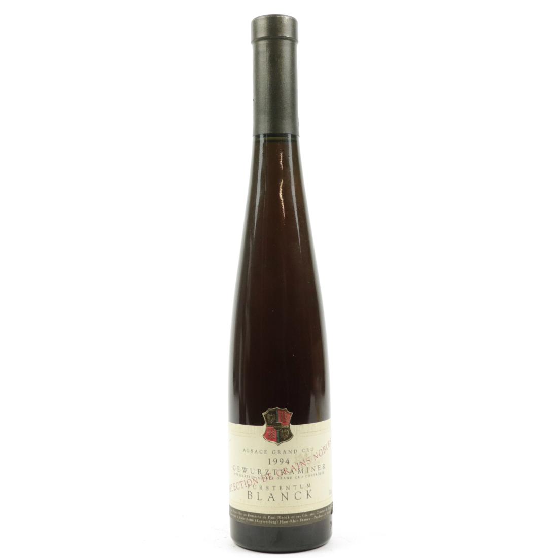 Image for P.Blanck Furstentum Gewurztraminer Selection De Grains Noble 1994 Alsace Grand Cru