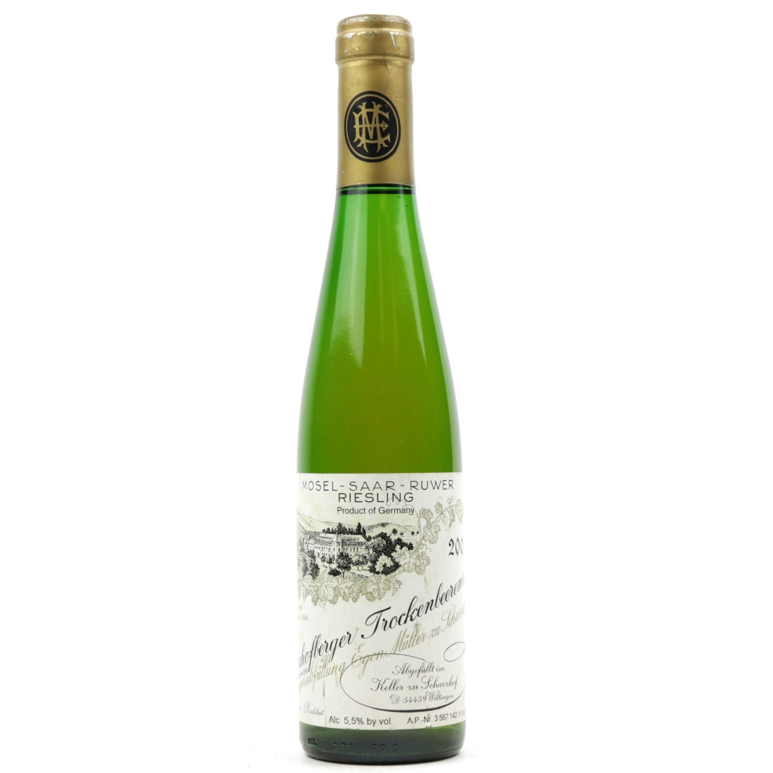 Image for E.Muller Scharzhofberger Trockenbeerenauslese 2005 Mosel