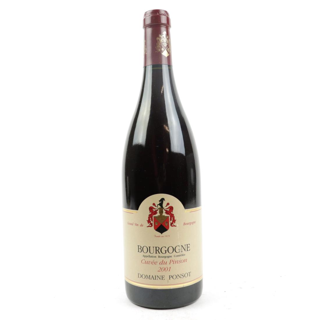 Image for Dom. Ponsot Cuvee Du Pinson 2001 Bourgogne
