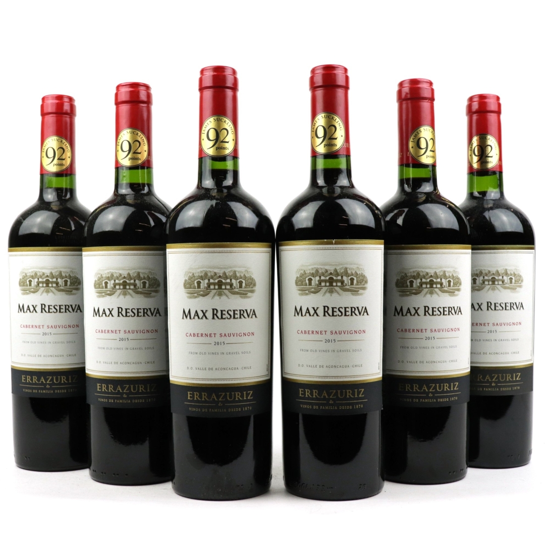 Errazuriz Max Reserva Cabernet Sauvignon 2015 Aconcagua 6x75cl