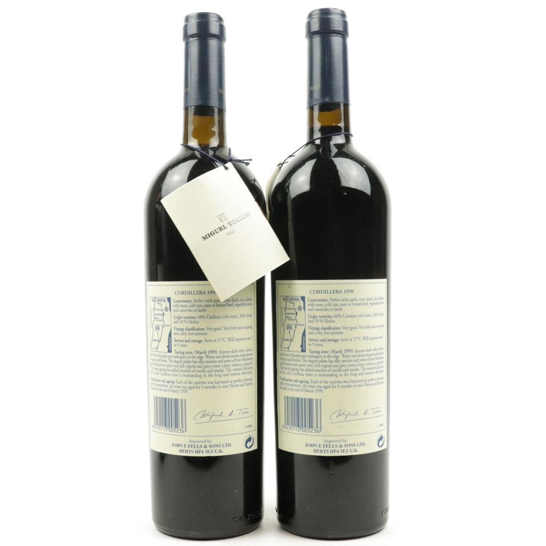 Image for M.Torres Cordillera 1998 Curico