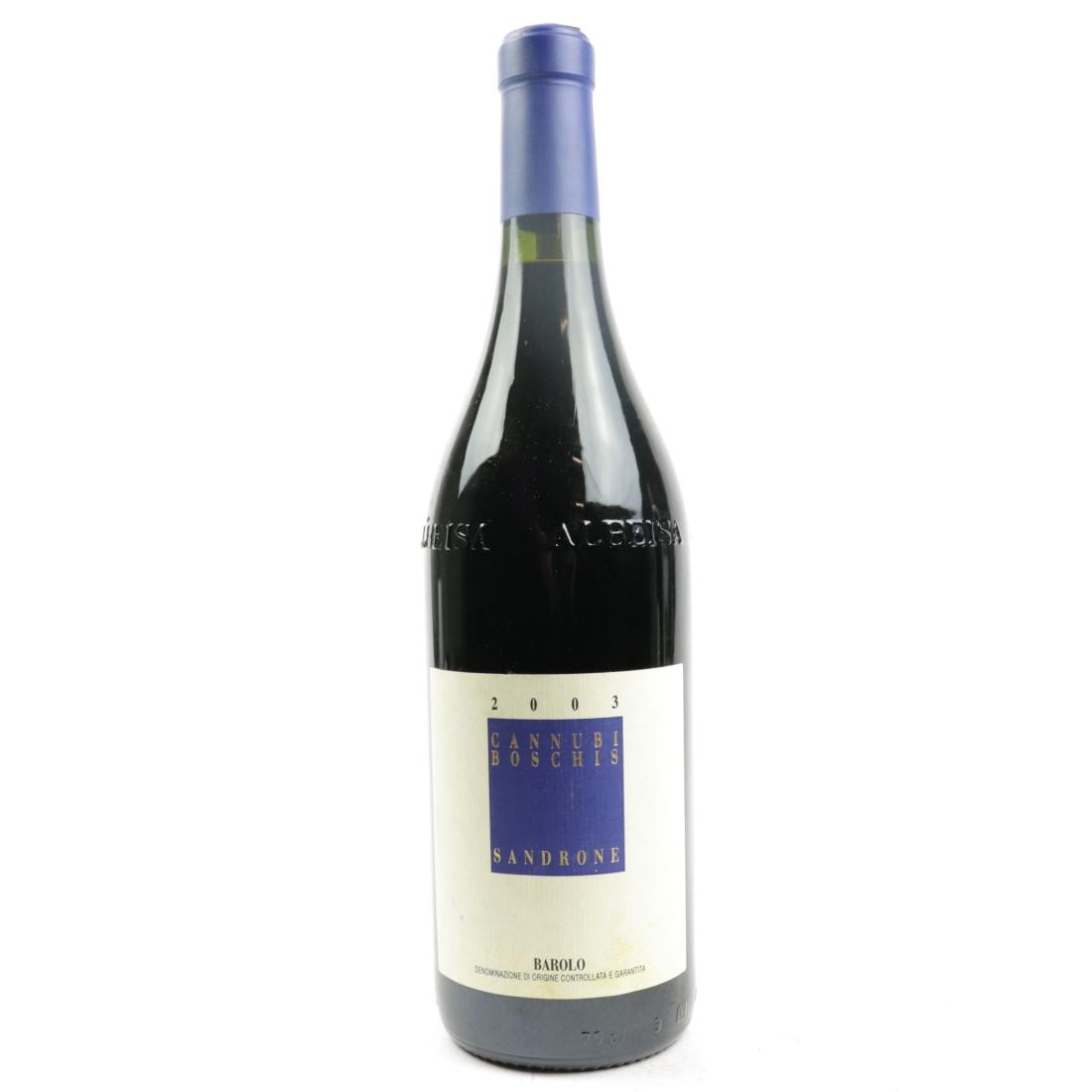 Image for Sandrone Cannubi Boschis 2003 Barolo
