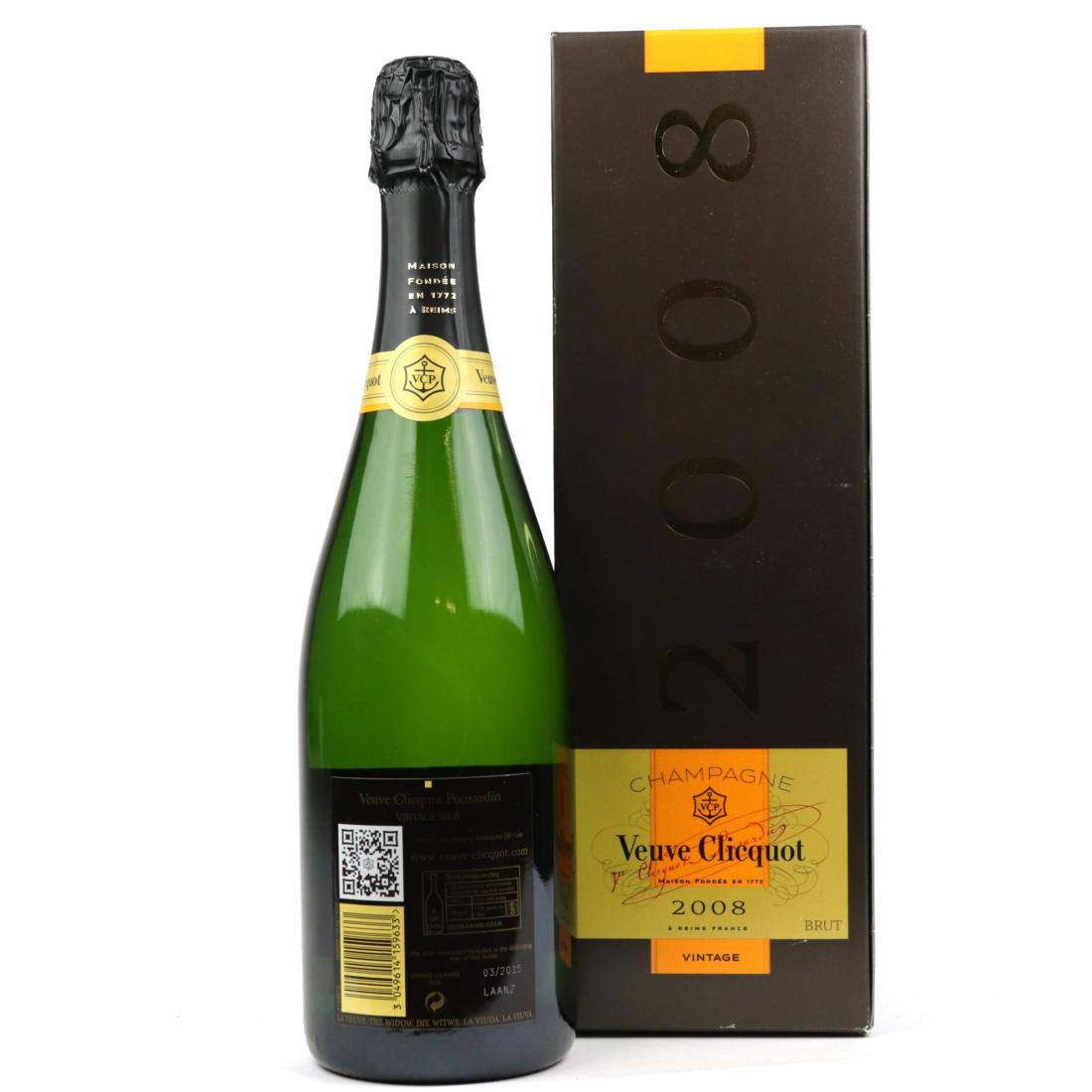 Image for Veuve Clicquot Ponsardin Brut 2008 Vintage Champagne