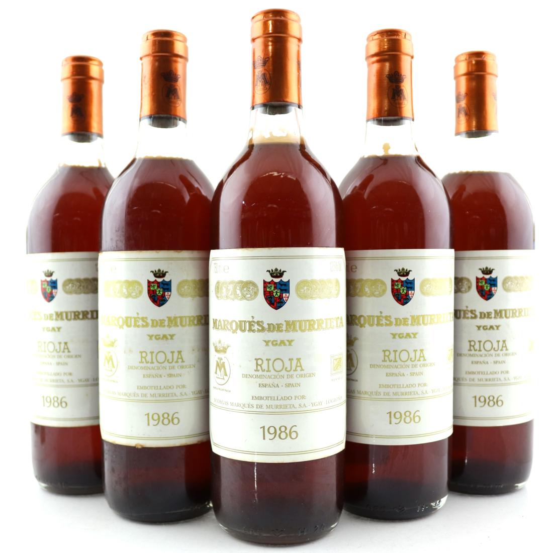 Marques De Murrieta 1986 Rioja Blanco Reserva 5x75cl