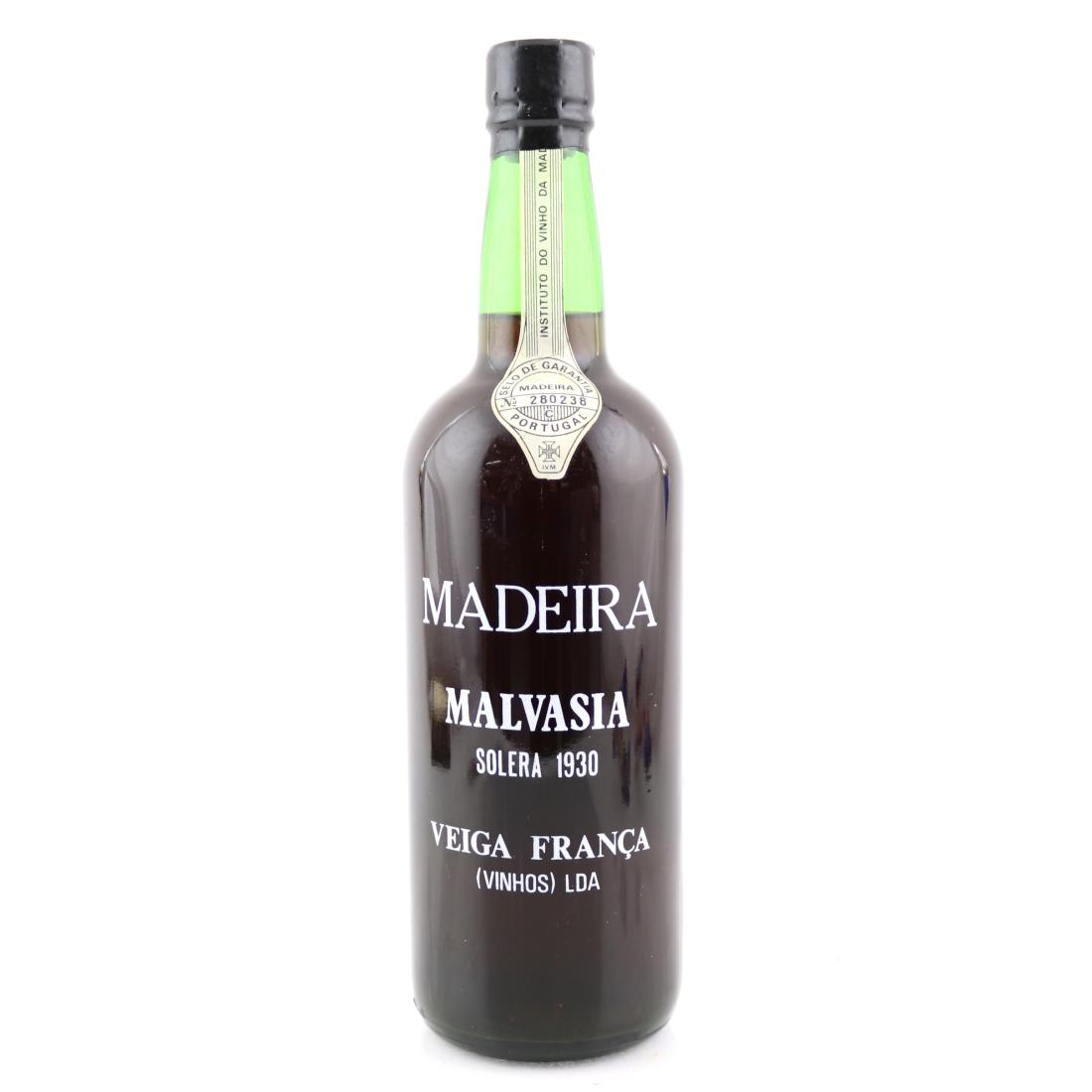 Veiga \"Solera 1930\" Malvasia Madeira