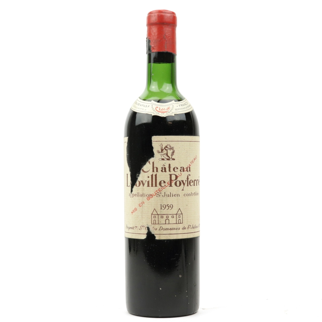 Ch. Leoville Poyferre 1959 St-Julien 2eme-Cru