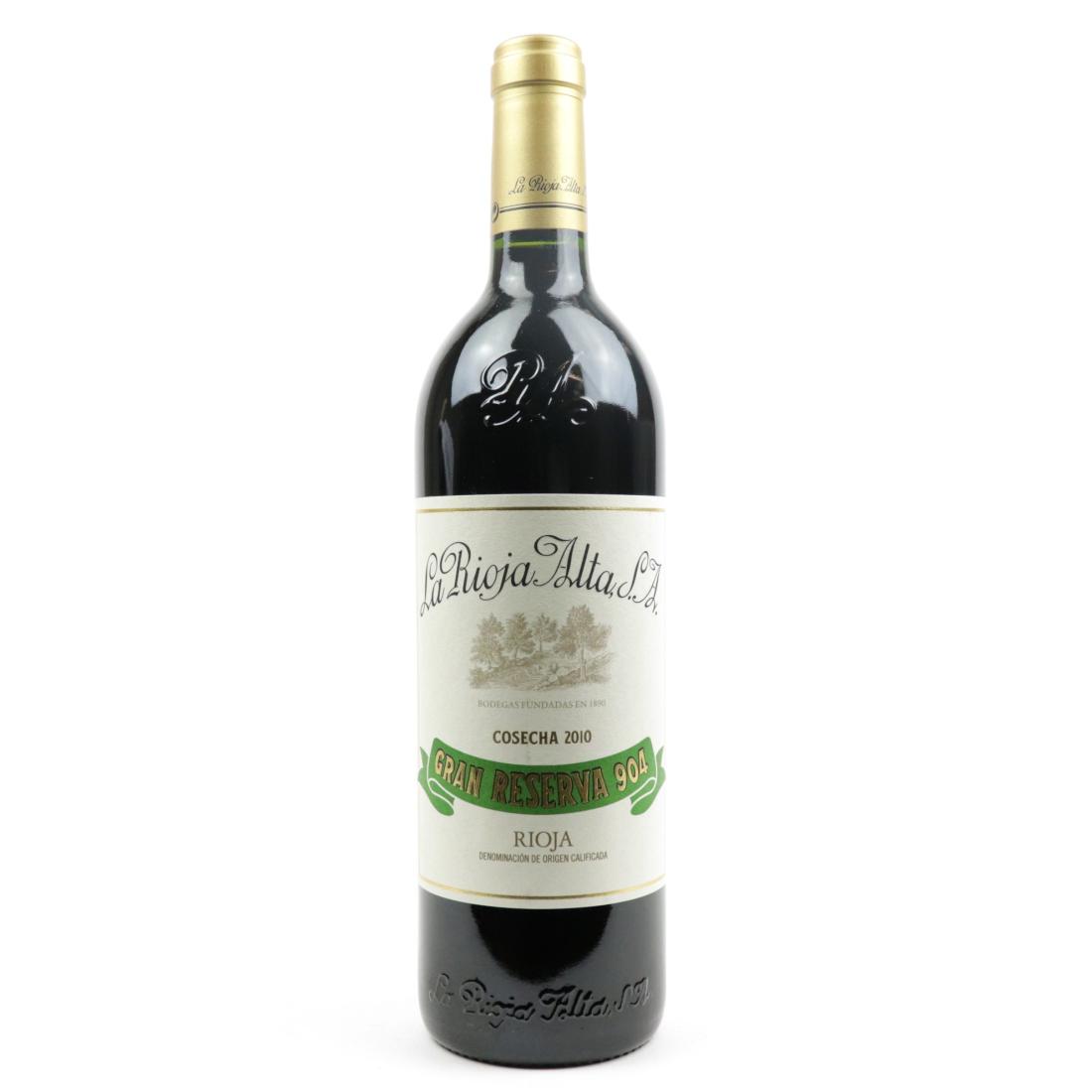 Image for La Rioja Alta 904 2010 Rioja Gran Reserva