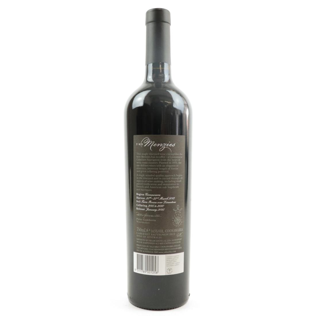 Image for Yalumba The Menzies Cabernet Sauvignon 2012 Coonawarra