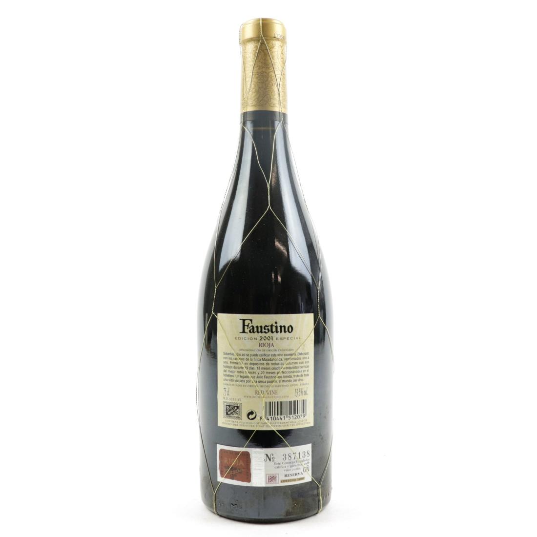 Image for Faustino Edicion Especial 2001 Rioja Reserva