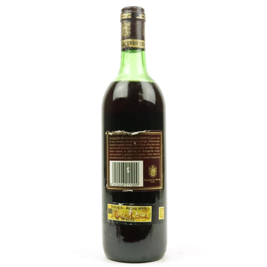 Image for Marques De Caceres 1975 Rioja Reserva