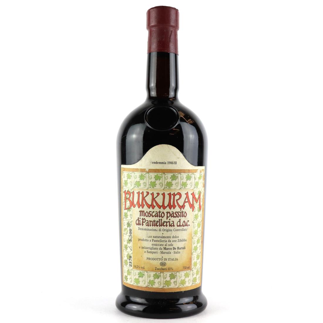 Image for Marco De Bortoli Bukkuram Moscato Passito 1986 Pantelleria