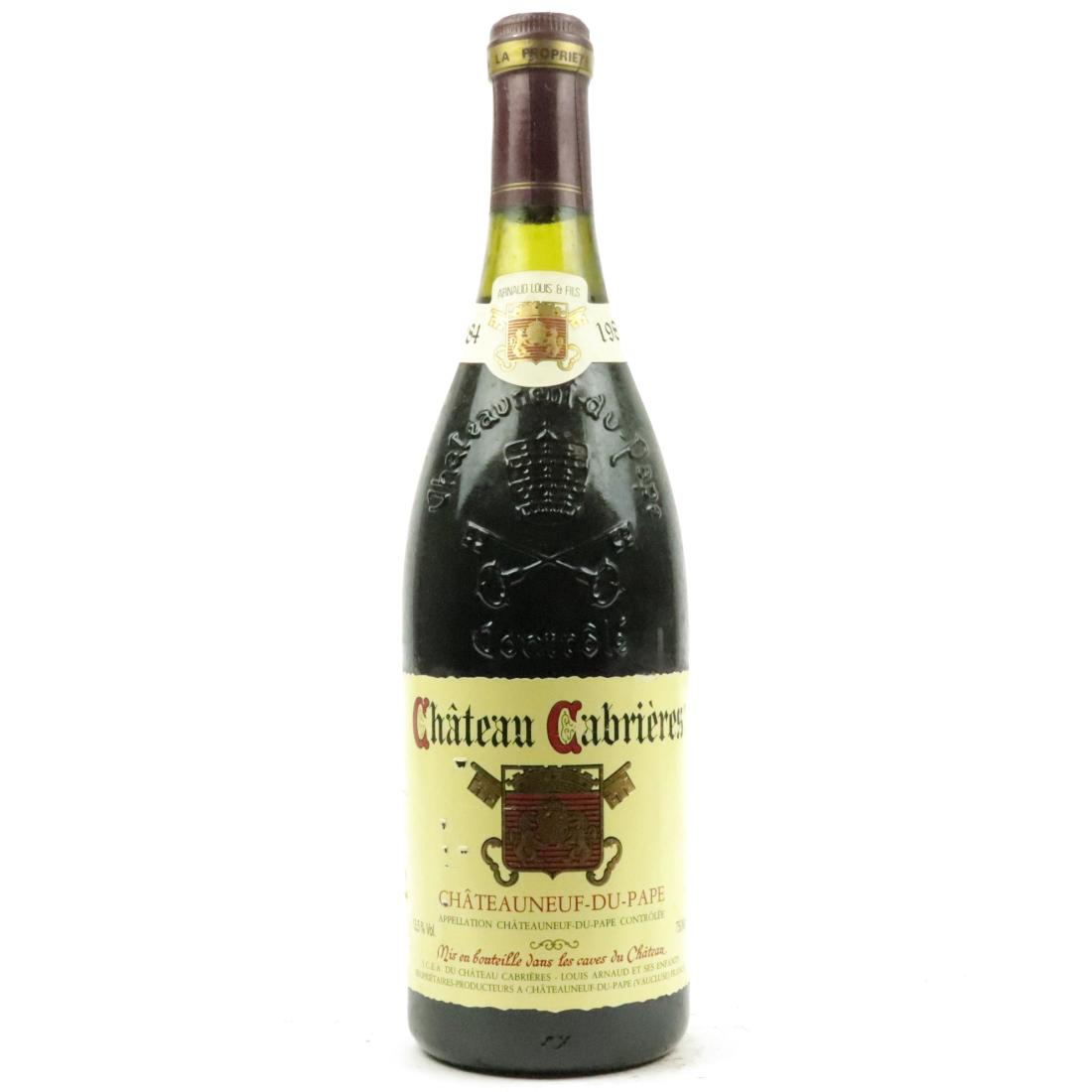 Image for Ch. Cabrieres 1984 Chateauneuf-Du-Pape