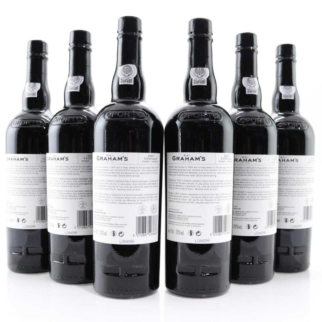 Image for Graham's 2007 Vintage Port x 6
