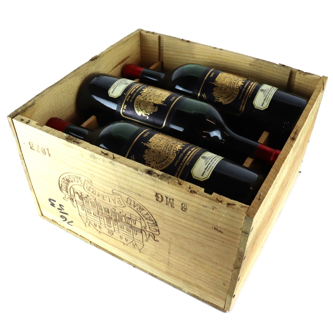 Ch. Palmer 1973 Margaux 3eme-Cru 6x148cl / Original Wooden Case