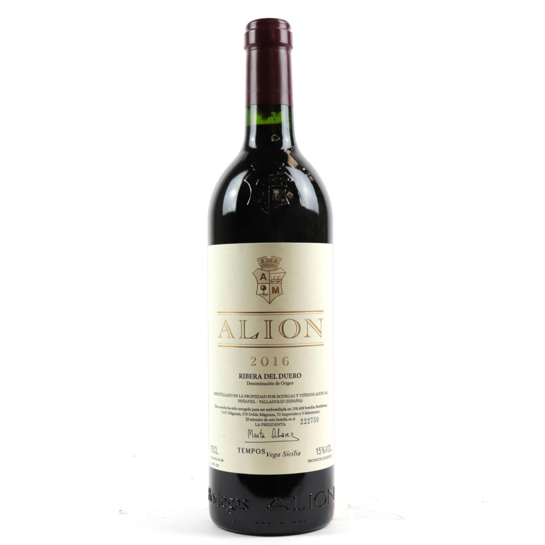 Alion 2016 Ribera Del Duero Riserva