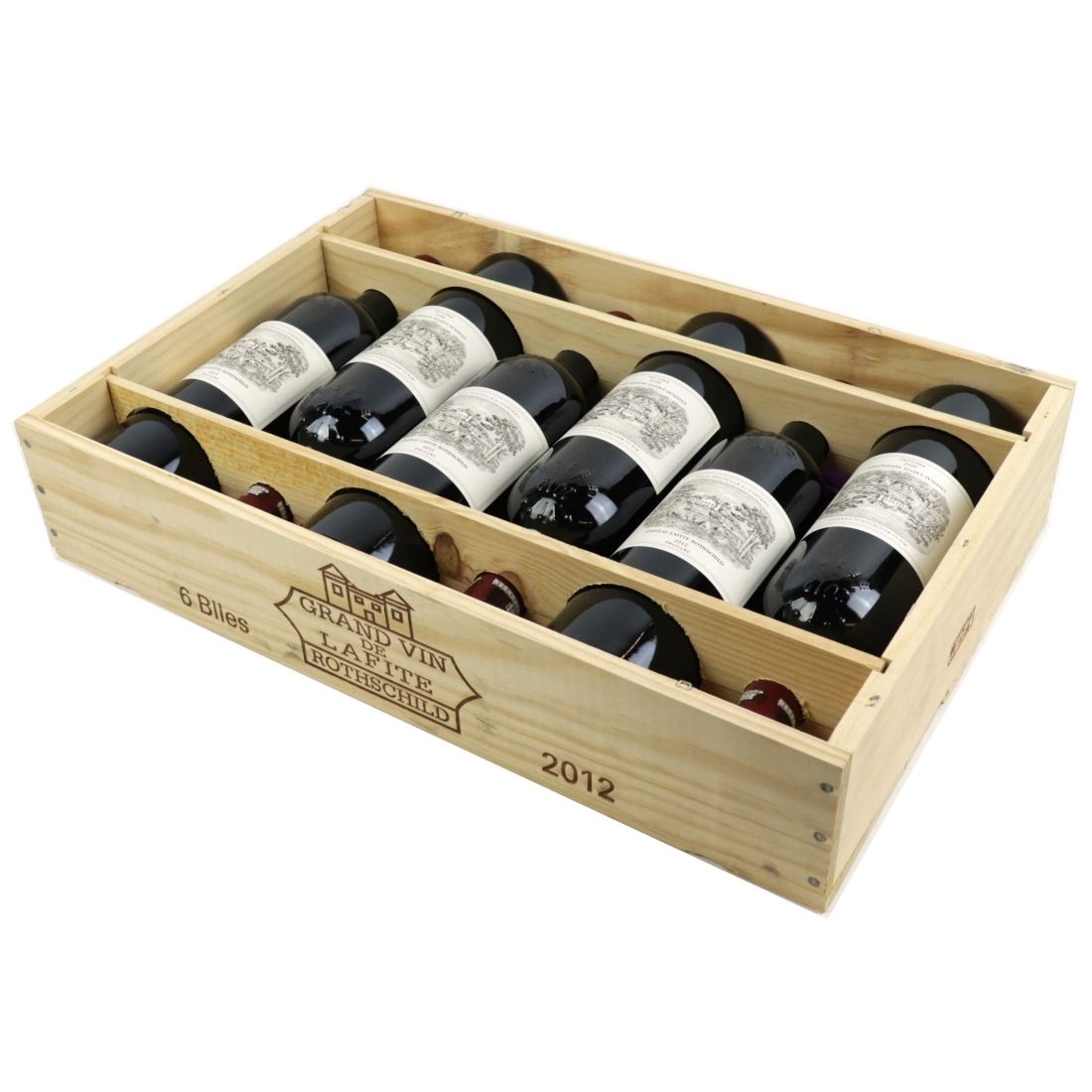 Ch. Lafite-Rothschild 2012 Pauillac 1er-Cru 6x75cl / Original Wooden Case