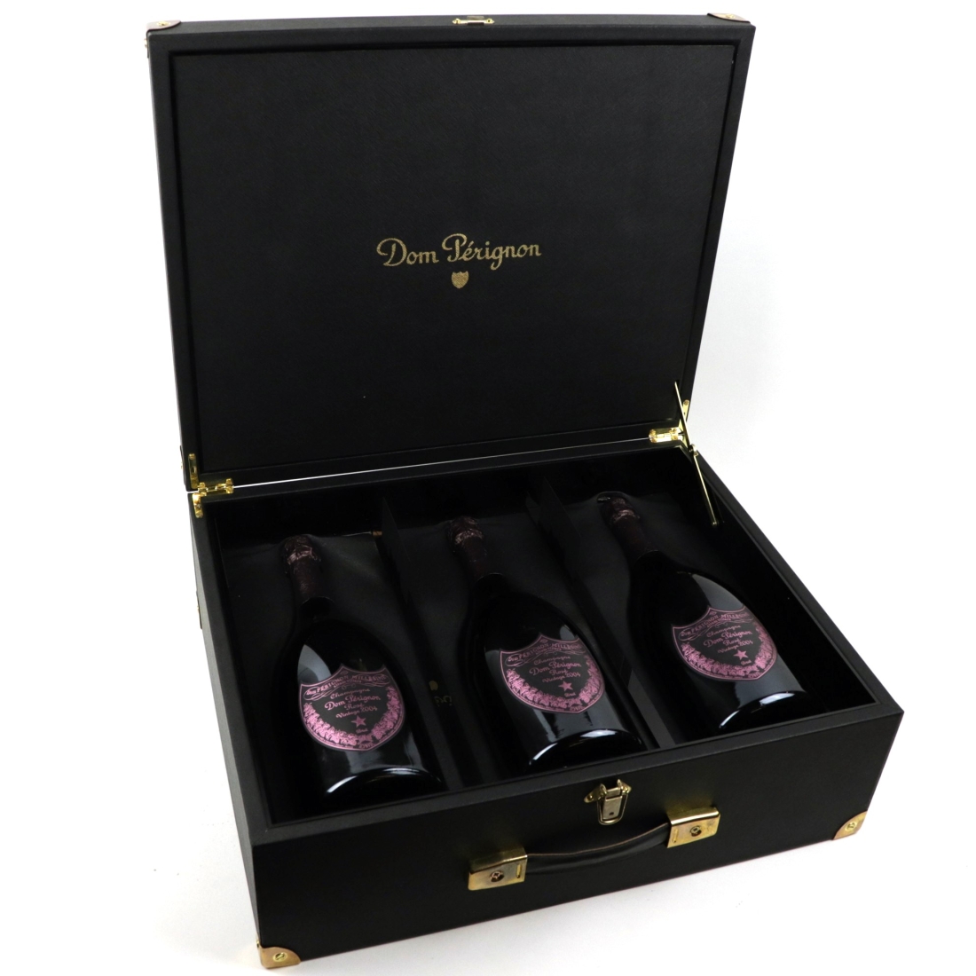 Dom Perignon Rosé 2004 Vintage Champagne 3x150cl / Presentation Suitcase