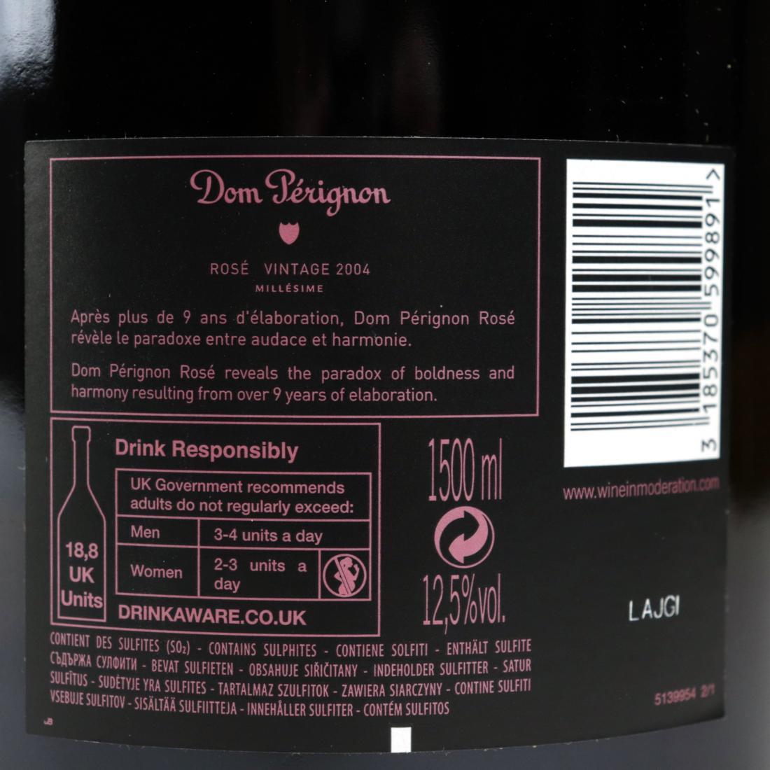 Image for Dom Perignon Rosé 2004 Vintage Champagne