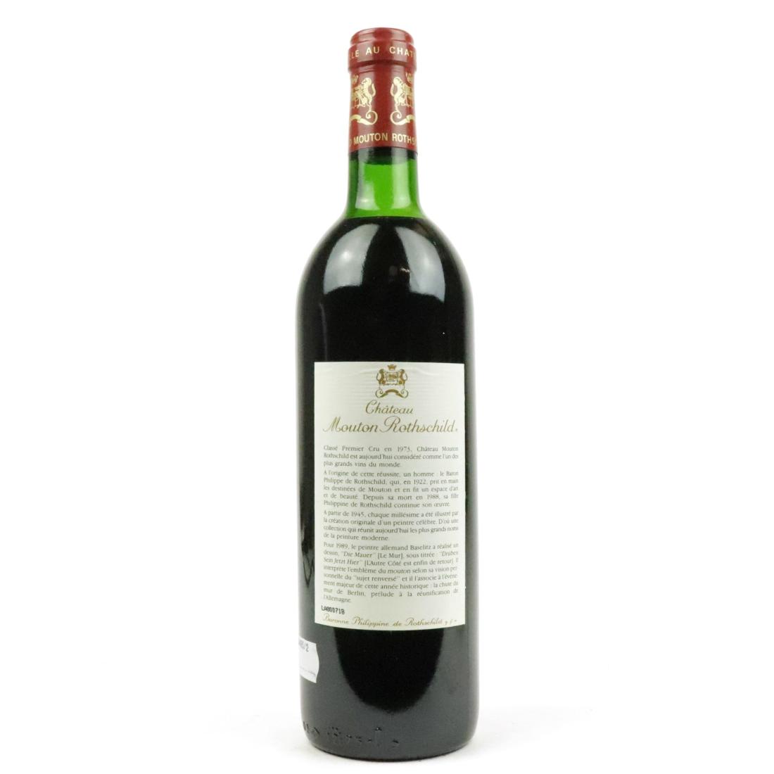 Image for Château Mouton Rothschild 1989