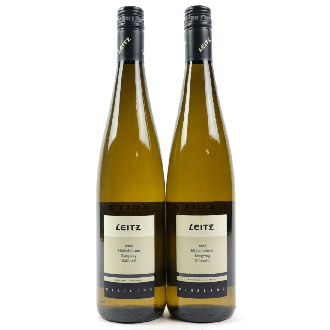 Leitz Rudesheimer Burgweg Riesling Kabinett 2007 Rheingau Wine | Wine ...