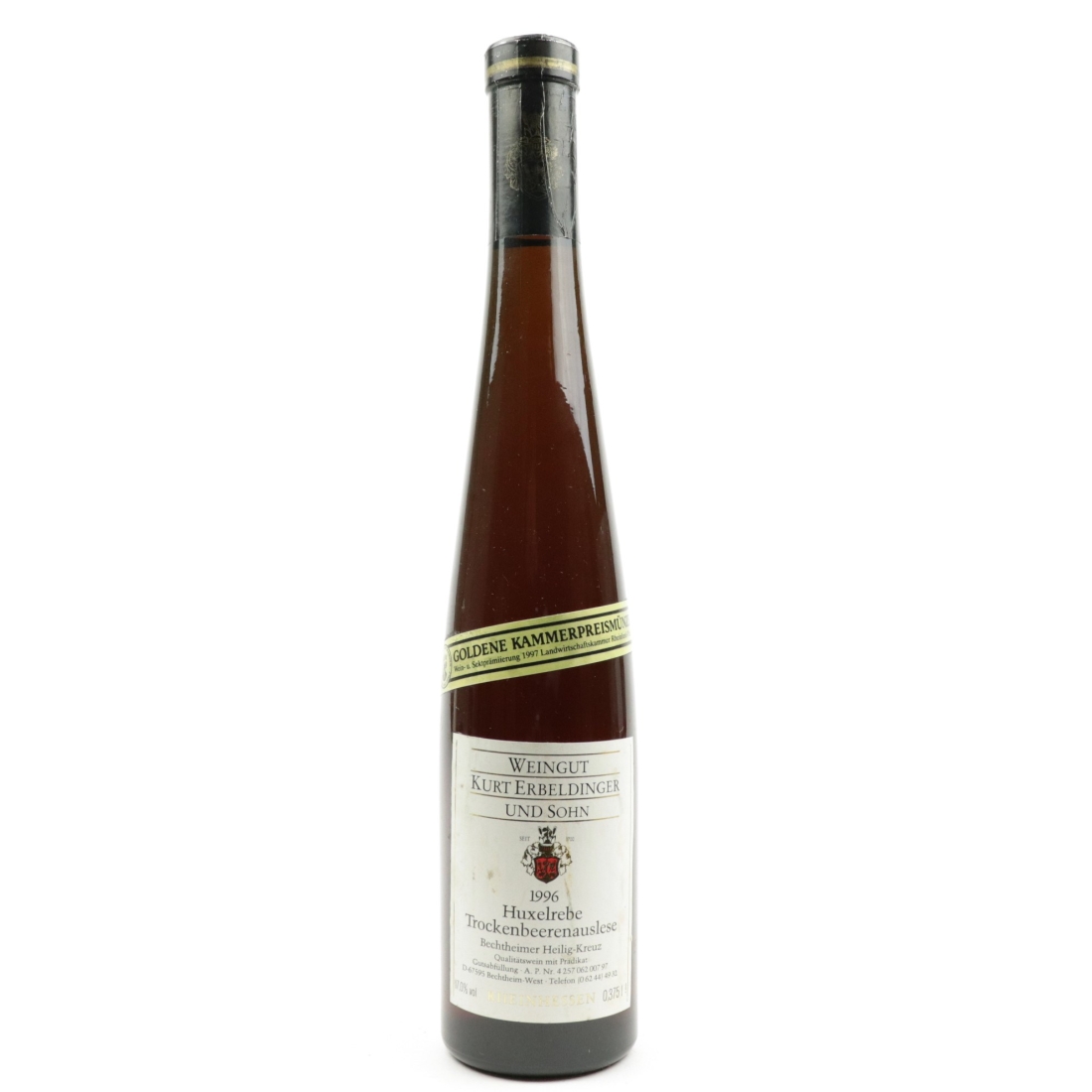 K.Erbeldinger Bechtheimer Heilig-Kreuz Huxelrebe Trockenbeerenauslese 1996 Rheinhessen 37.5cl