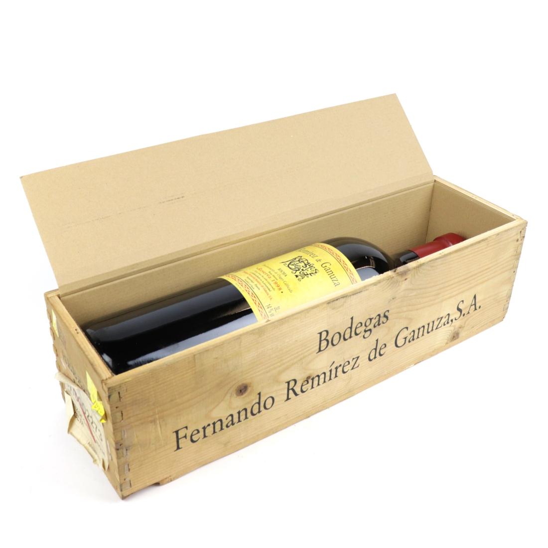 Image for Remirez De Ganuza 1998 Rioja Reserva 300cl / OWC