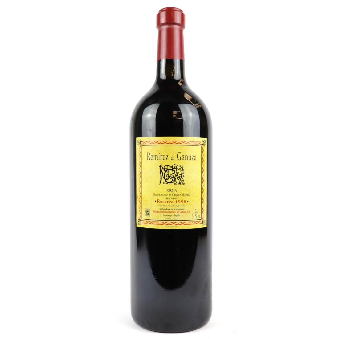 Image for Remirez De Ganuza 1998 Rioja Reserva 300cl / OWC