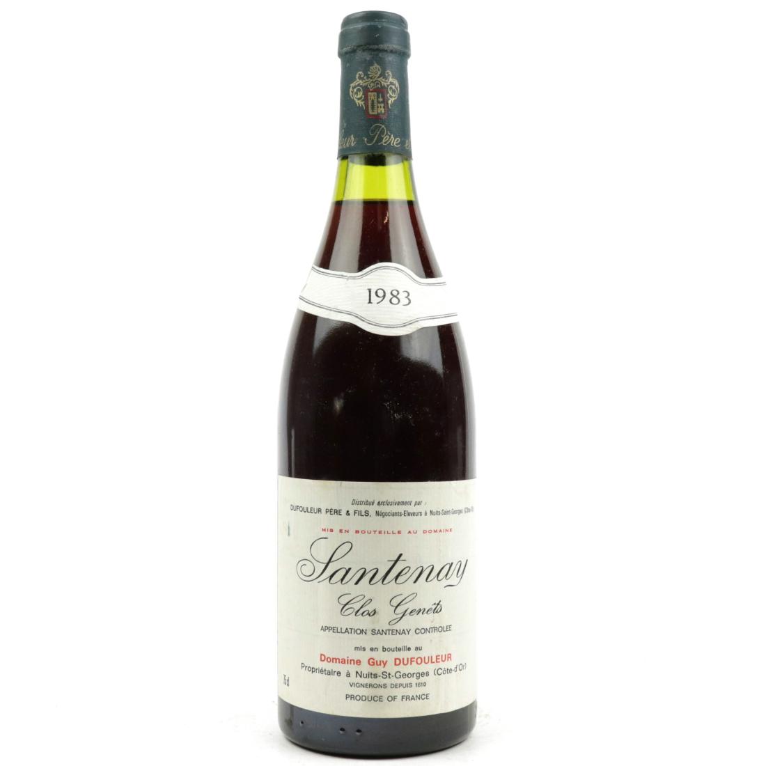 Image for Dom. G.Dufouleur Clos Genets 1983 Santenay