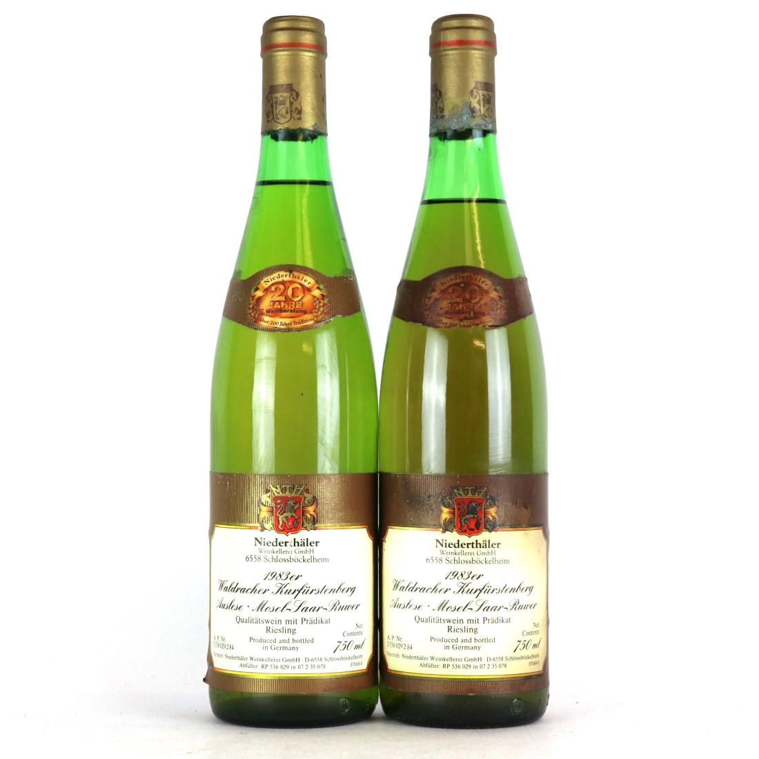 Image for Niederthaler Waldracher Kurfurstenberg Riesling Auslese 1983 Mosel