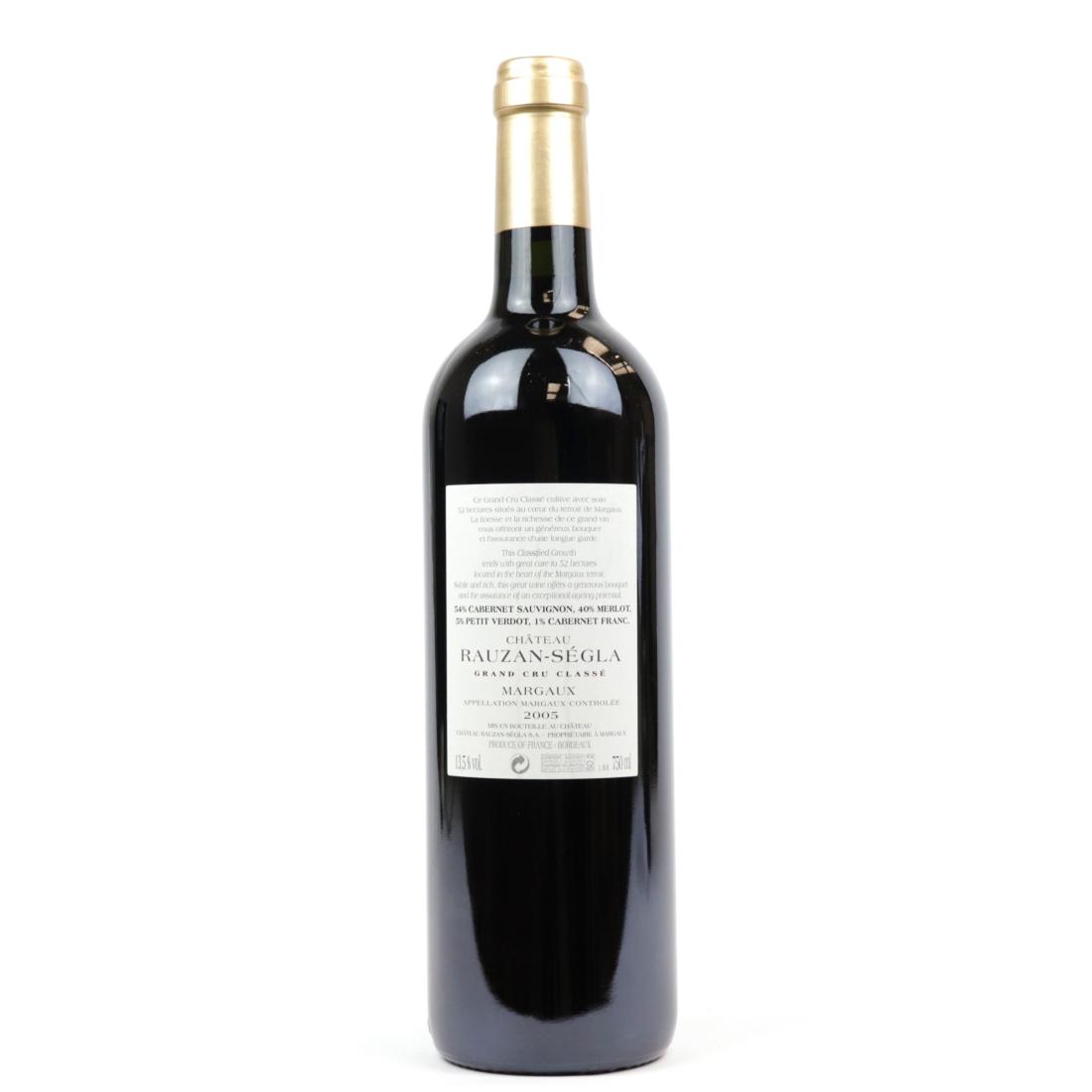 Image for Ch. Rauzan-Segla 2005 Margaux 2eme-Cru
