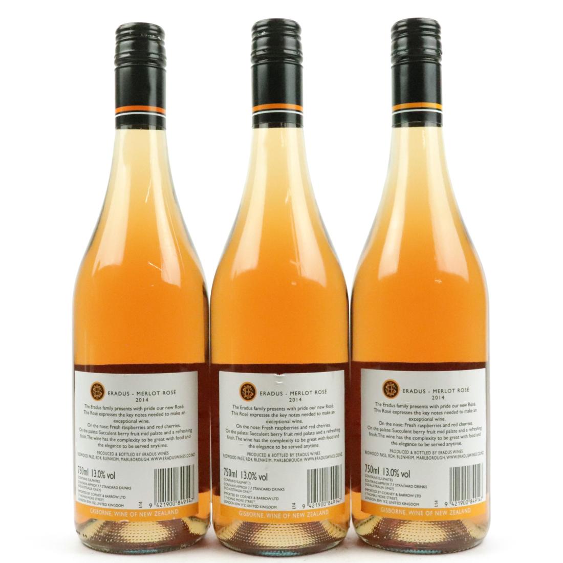 Image for Eradus Merlot 2014 Gisborne Rose